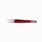 Excel Blades Straight Point Tweezers Needle Point Precision Tweezers Red, 12pk 30427 - alternate 2